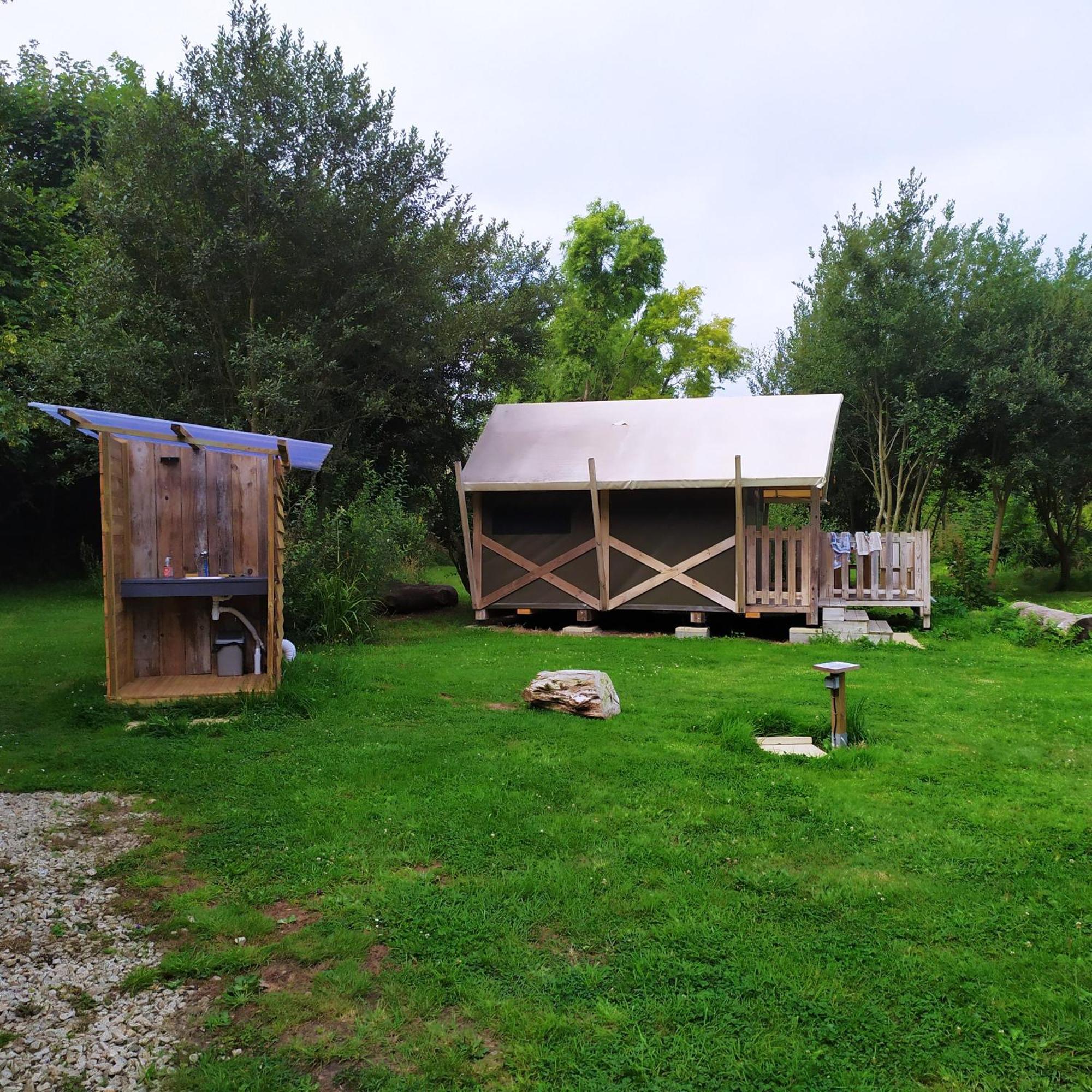 Camping Kerlaudy Mer Et Yourtes Plouenan ภายนอก รูปภาพ